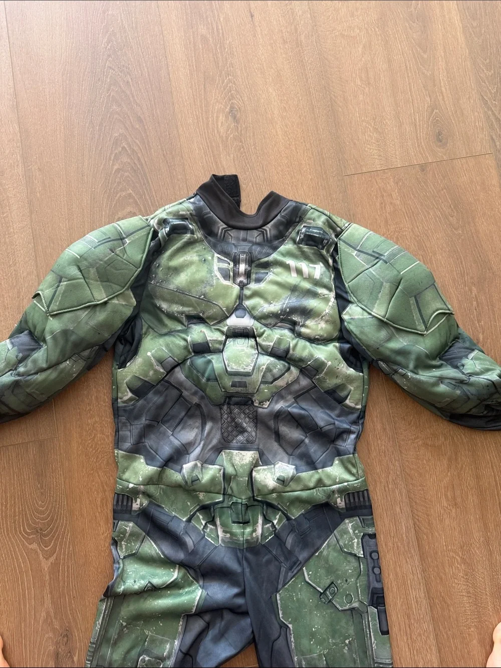 Green halo costume- kids large